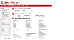 Desktop Screenshot of classified.ca